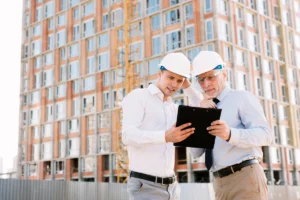 Commercial building inspections is in progress
