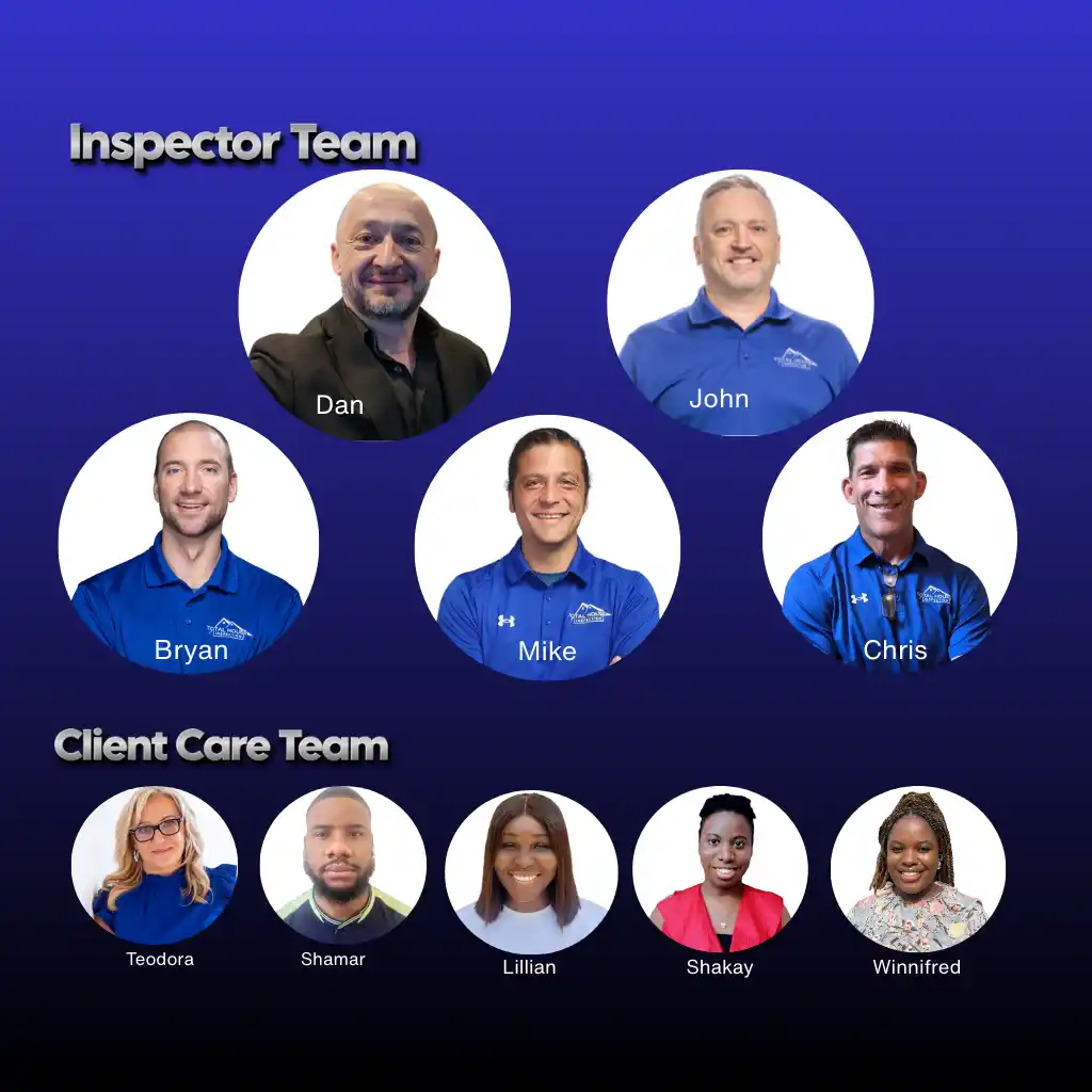 Pictures of the team members of Total House Inspection