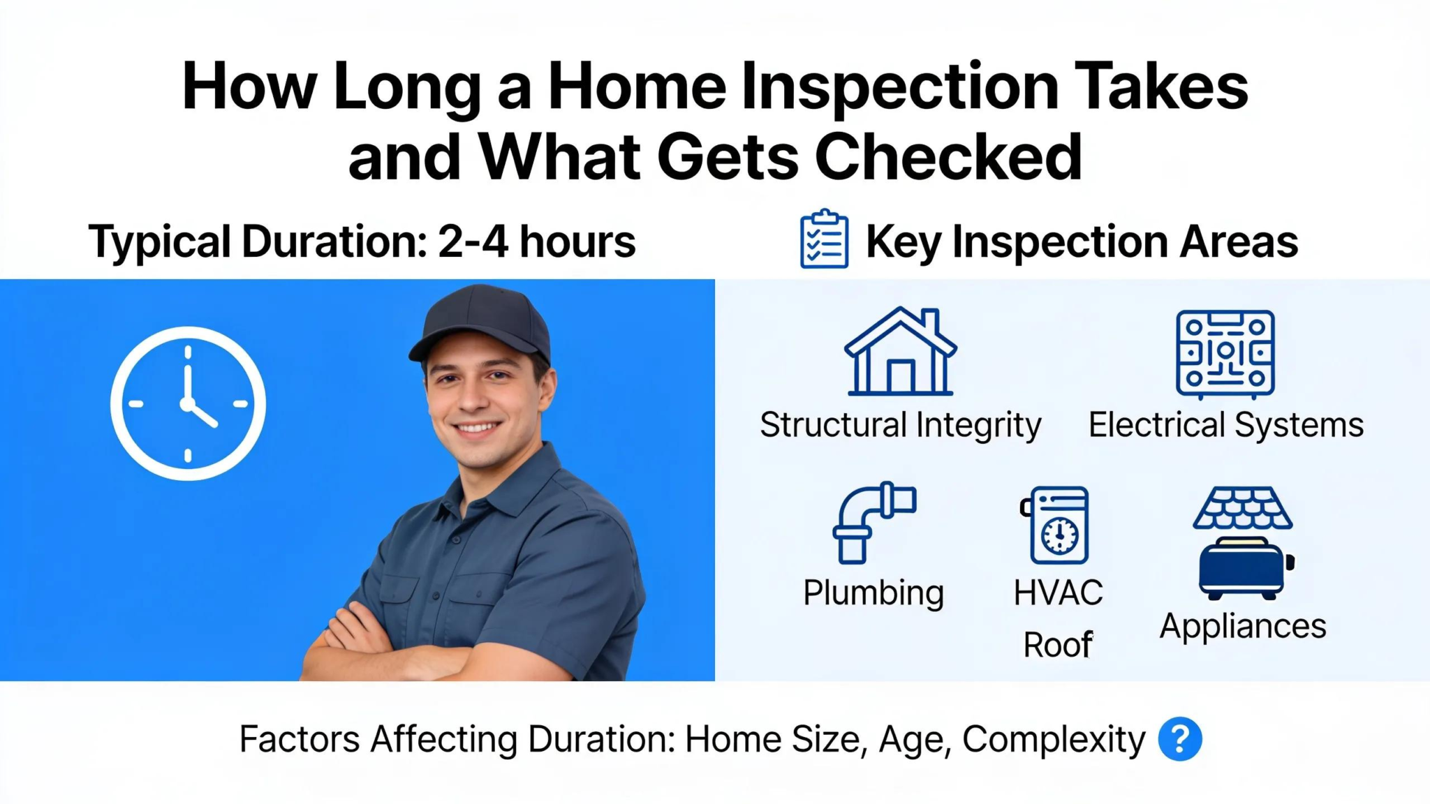How Long a Home Inspection Takes and What Gets Checked